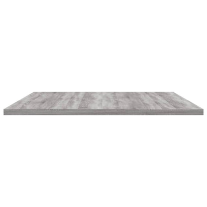 Wall Shelves 4 pcs Grey Sonoma 80x50x1.5 cm Engineered Wood