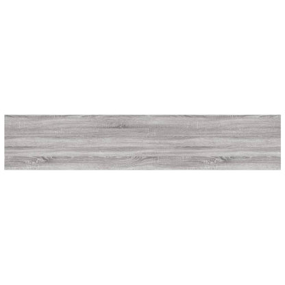 Wall Shelves 4 pcs Grey Sonoma 100x20x1,5 cm Engineered Wood