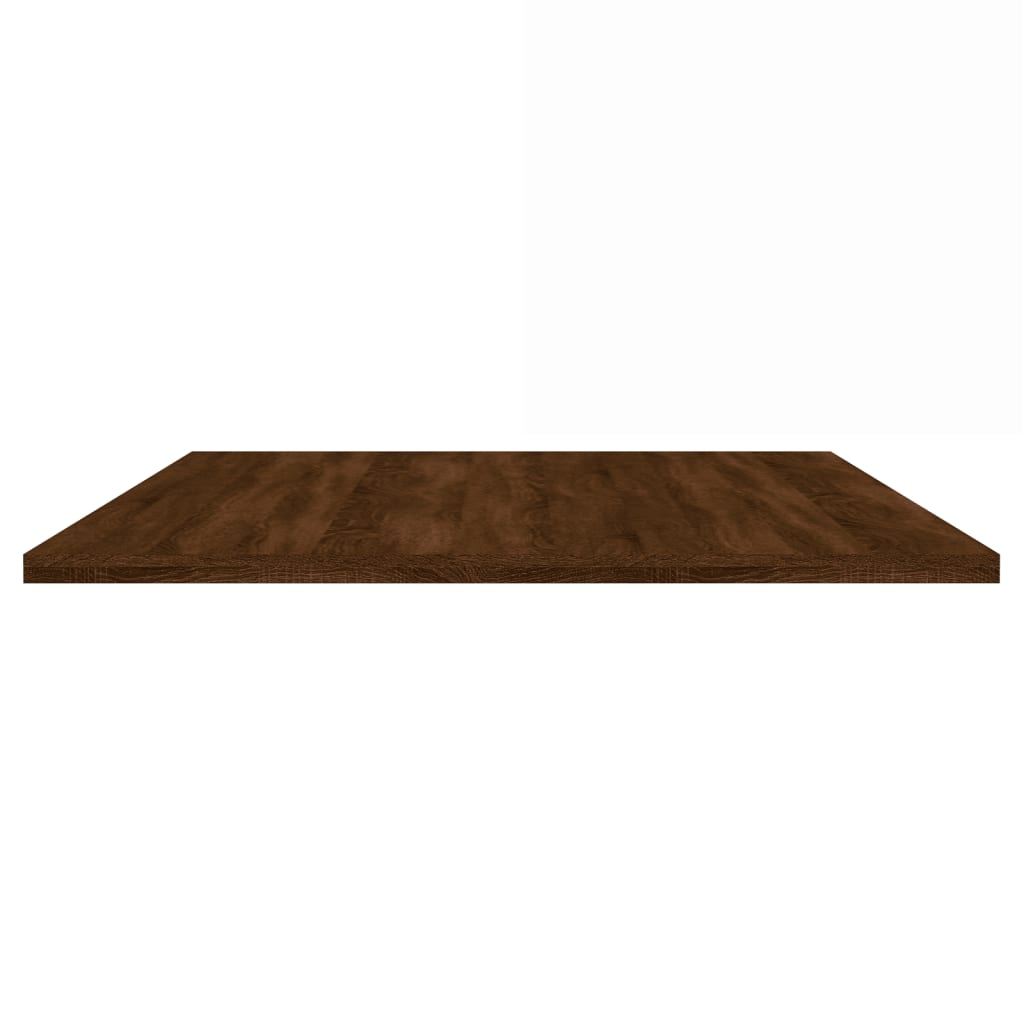 Wall Shelves 4 pcs Brown Oak 100x50x1.5 cm Engineered Wood