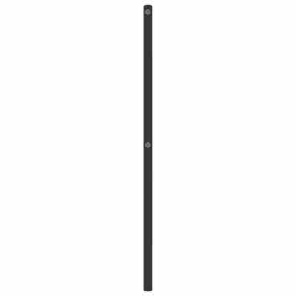 Metal Replace Headboard Black 135 cm