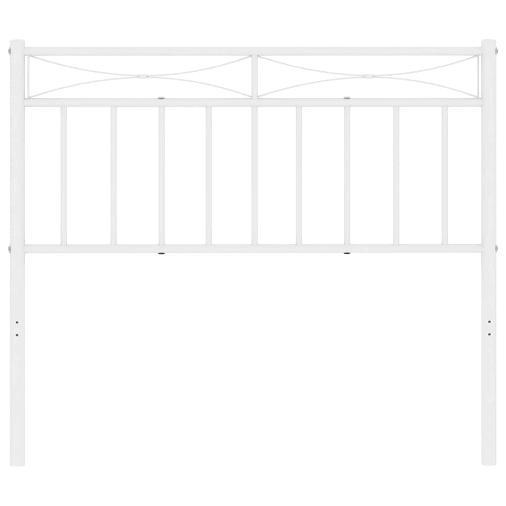 Metal Replace Headboard White 100 cm