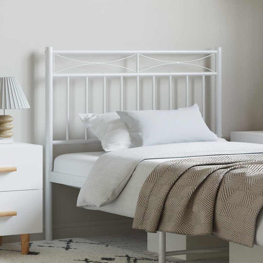 Metal Replace Headboard White 100 cm