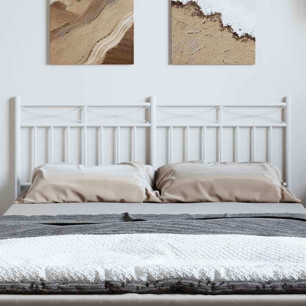 Metal Replace Headboard White 150 cm
