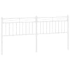 Metal Headboard White 193 cm