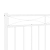 Metal Headboard White 193 cm