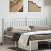 Metal Headboard White 193 cm