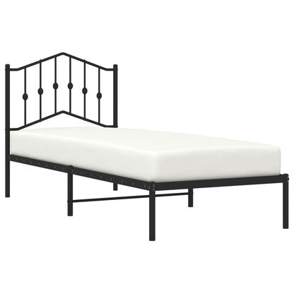 Bed Frame | Black | Steel | Single | Bed Frame | Rectangular | Modern