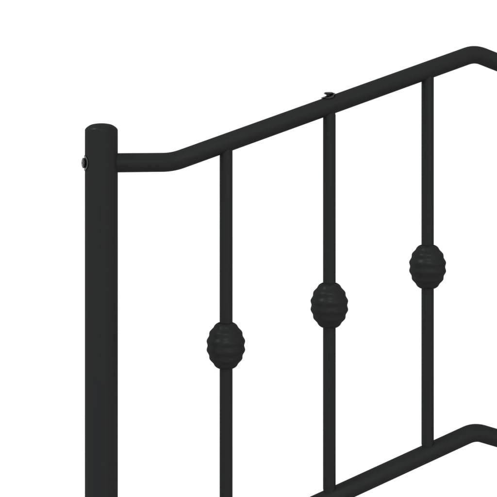 Bed Frame | Black | Steel | Single | Bed Frame | Rectangular | Modern