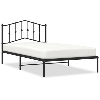 Bed Frame | Black | Powder-coated Steel | Single | Bed Frame