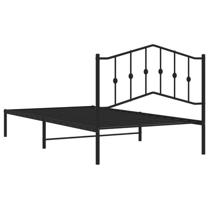 Bed Frame | Black | Powder-coated Steel | Single | Bed Frame