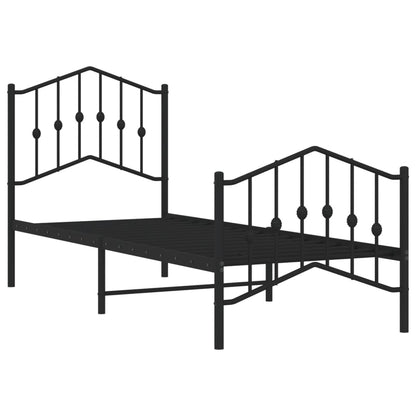 Bed Frame | Black | Powder-Coated Steel | Small Single | Bed Frame