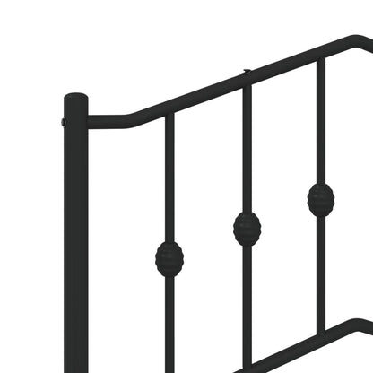 Bed Frame | Black | Powder-Coated Steel | Small Single | Bed Frame