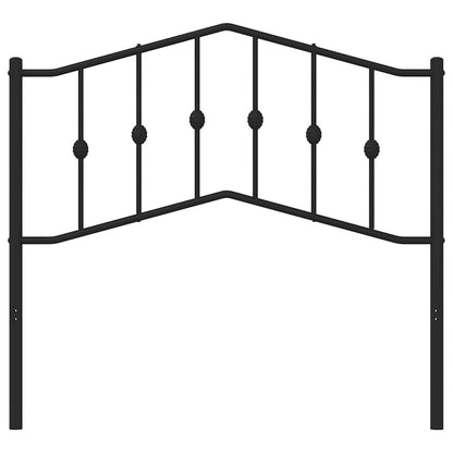 Metal Replace Headboard Black 100 cm