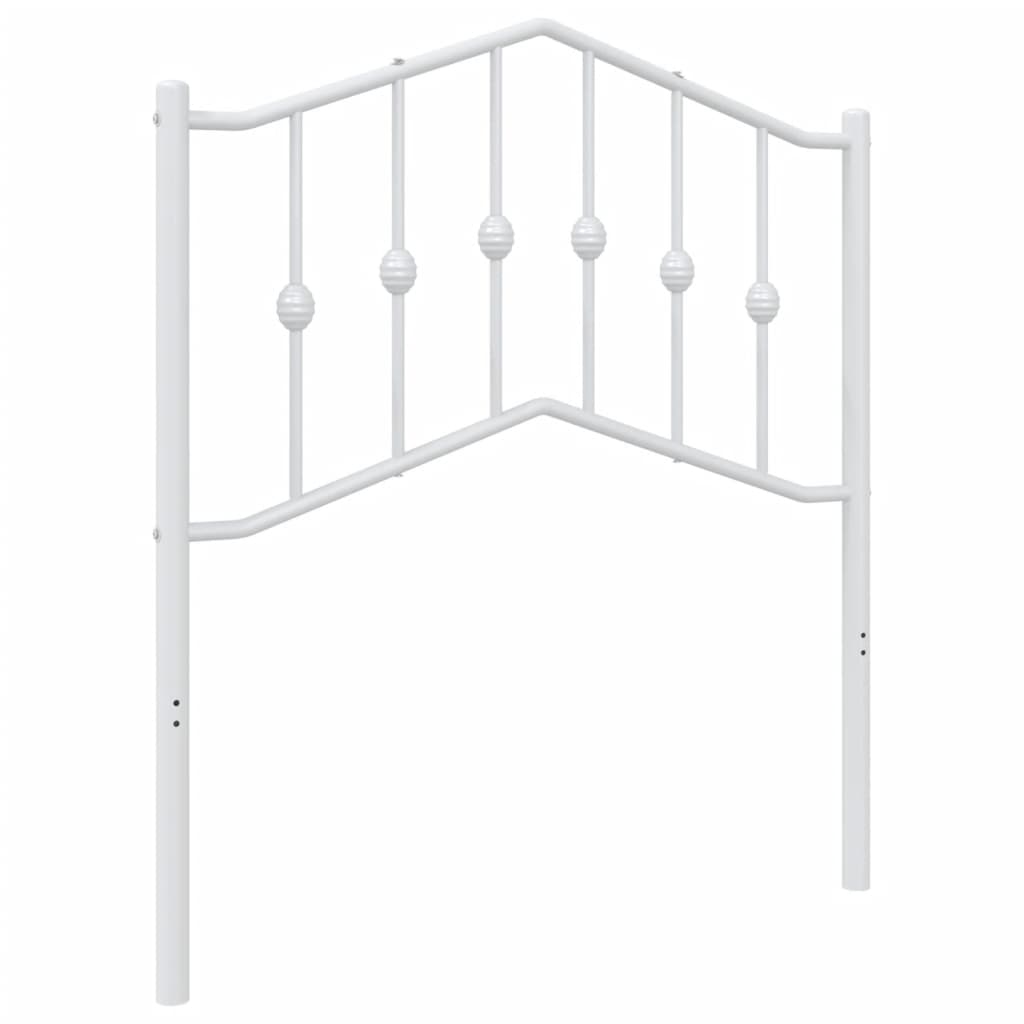 Metal Replace Headboard White 80 cm