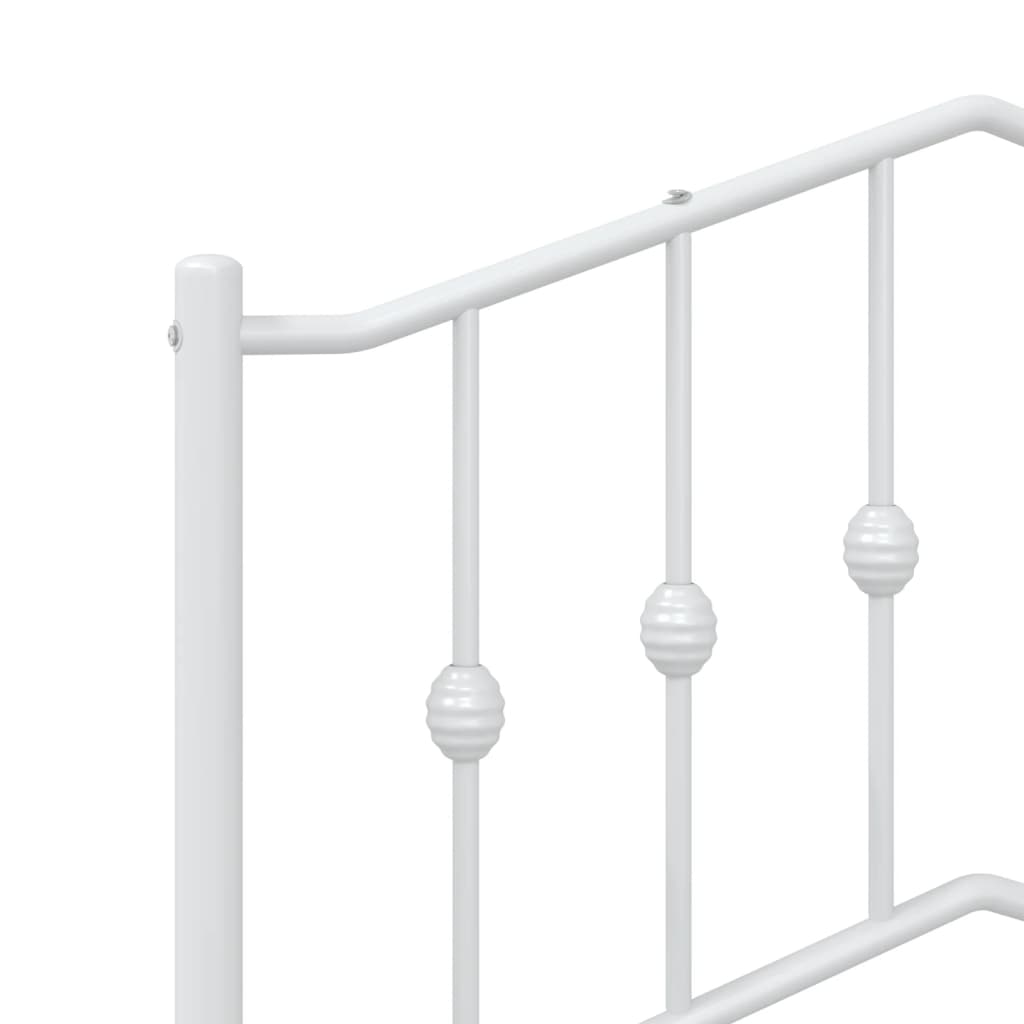Metal Replace Headboard White 80 cm