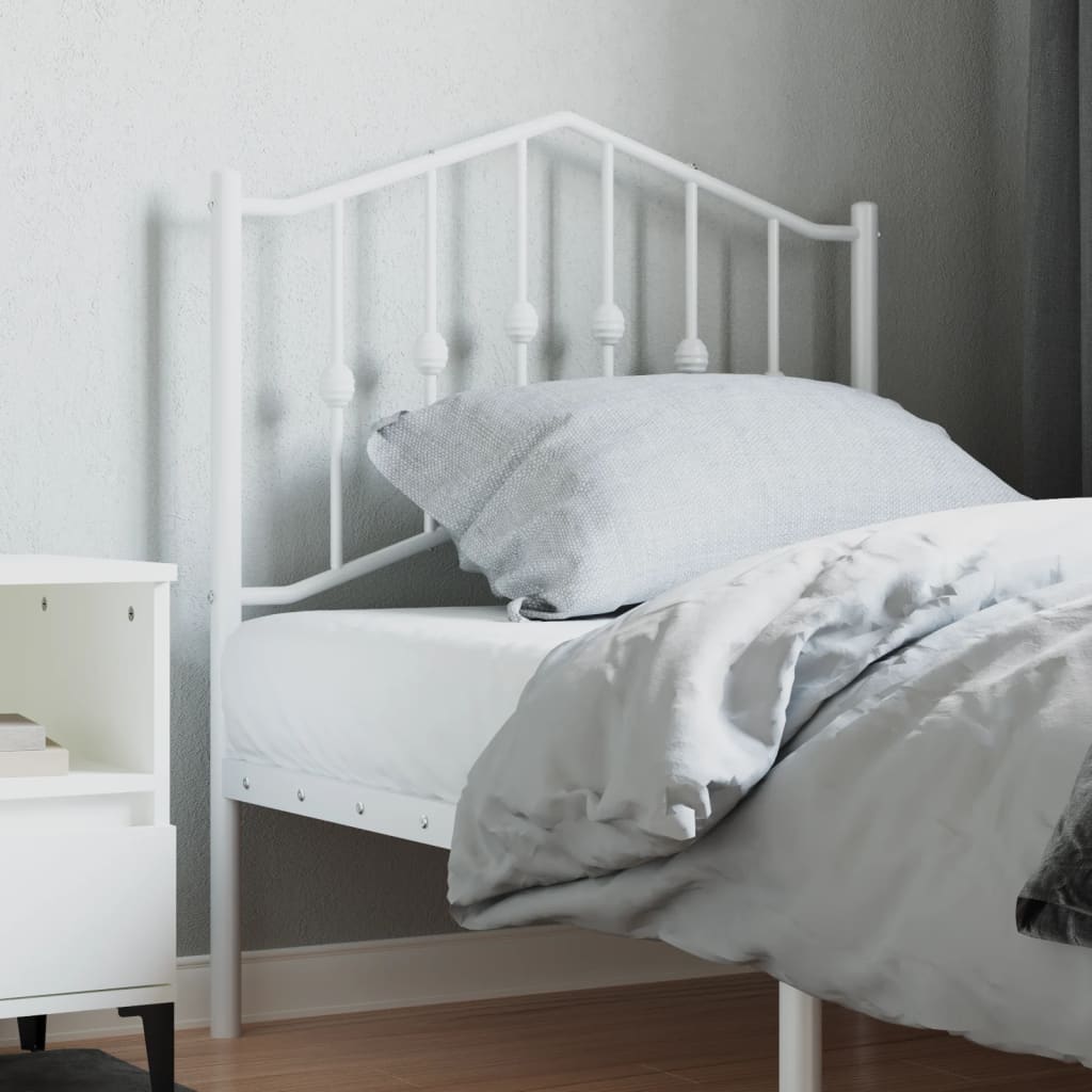 Metal Replace Headboard White 80 cm