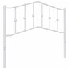 Metal Headboard White 107 cm