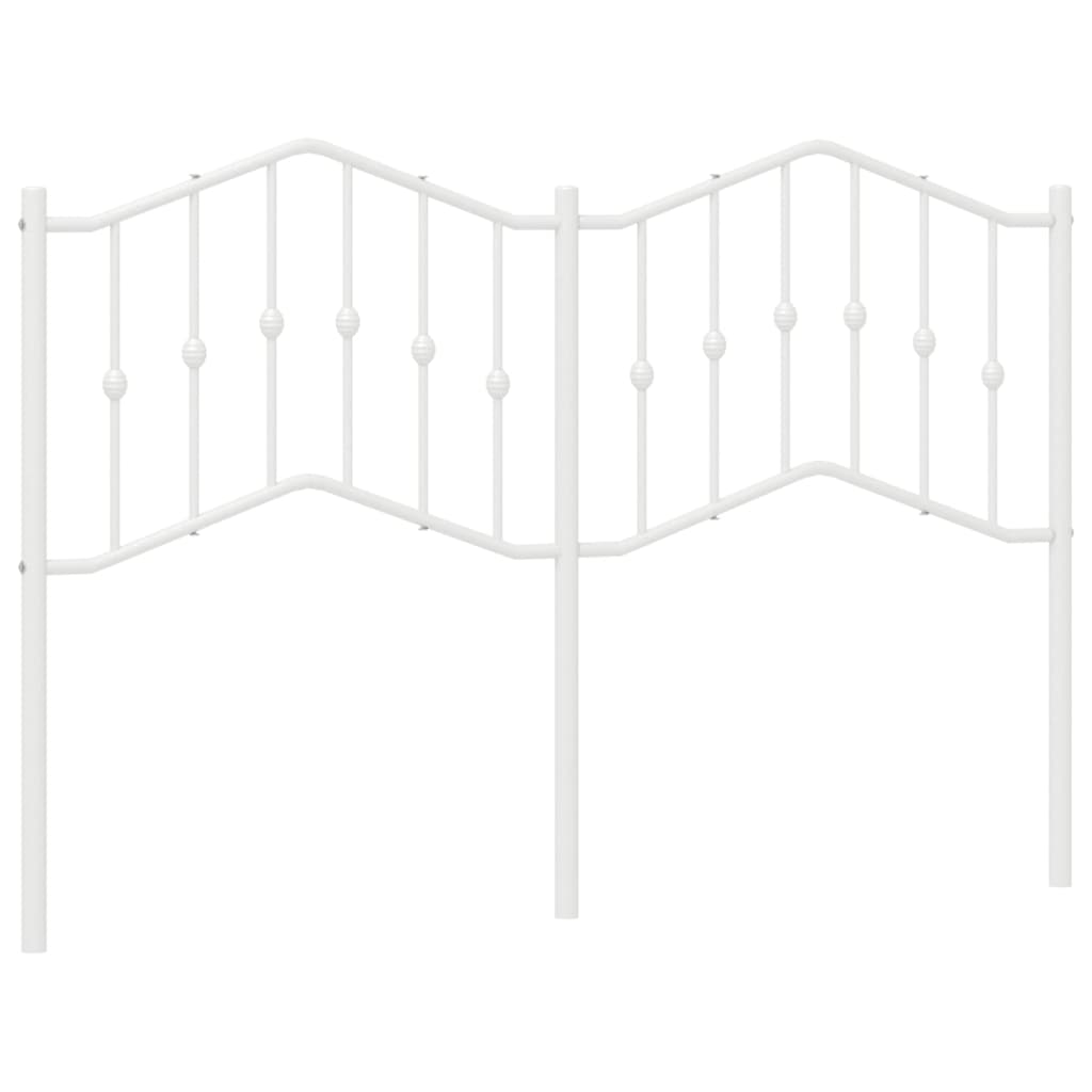 Metal Replace Headboard White 140 cm