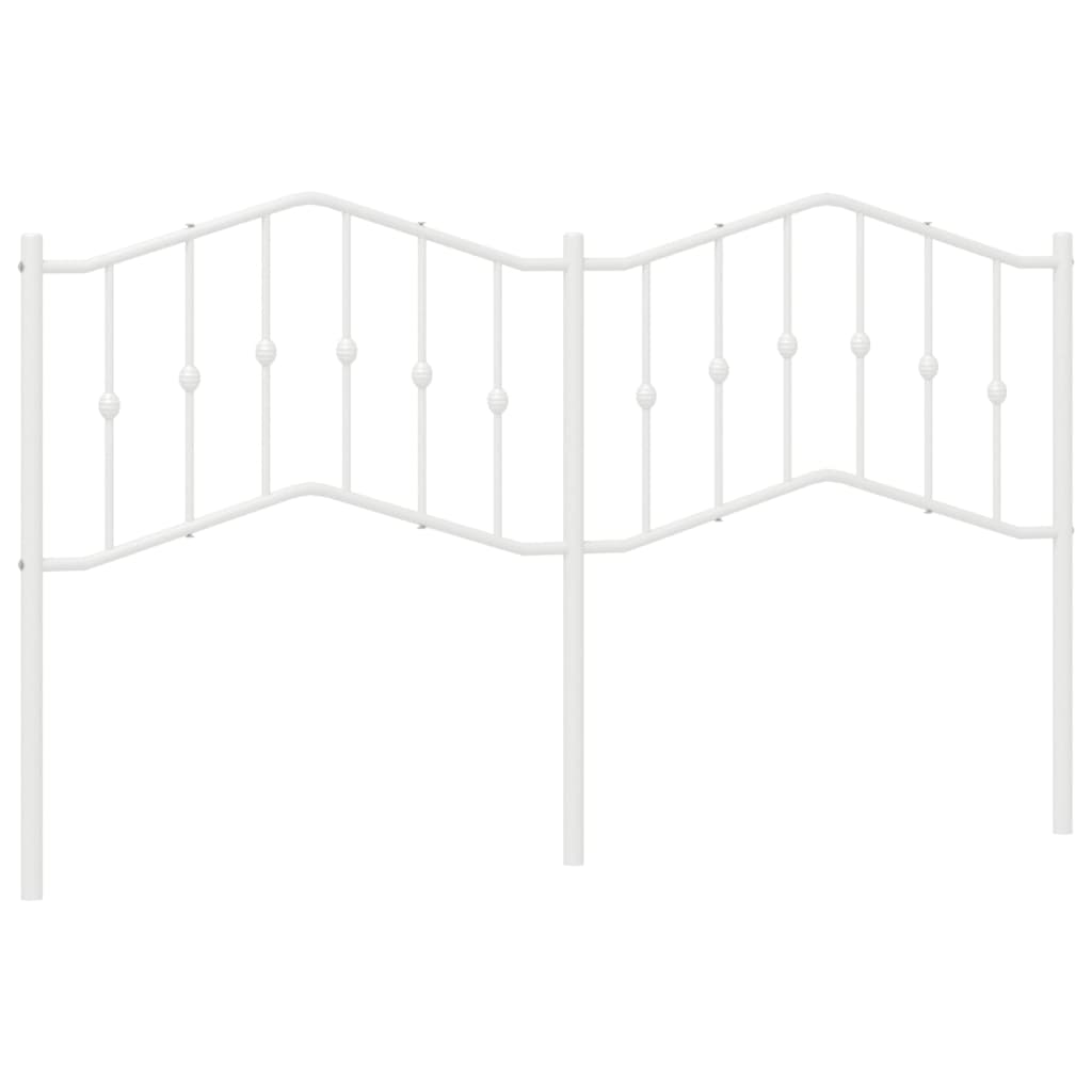 Metal Replace Headboard White 160 cm