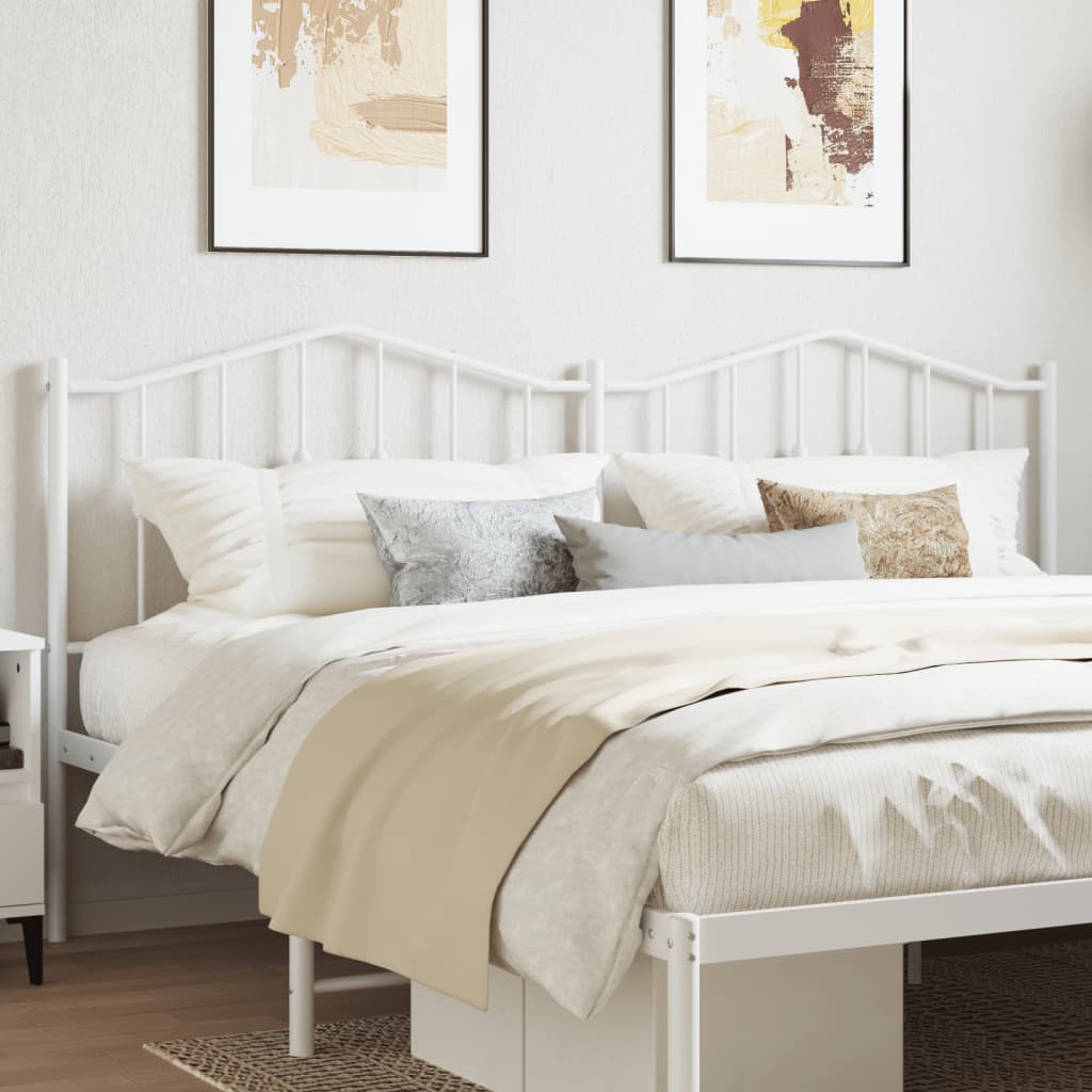 Metal Replace Headboard White 160 cm