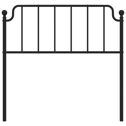 Metal Replace Headboard Black 100 cm