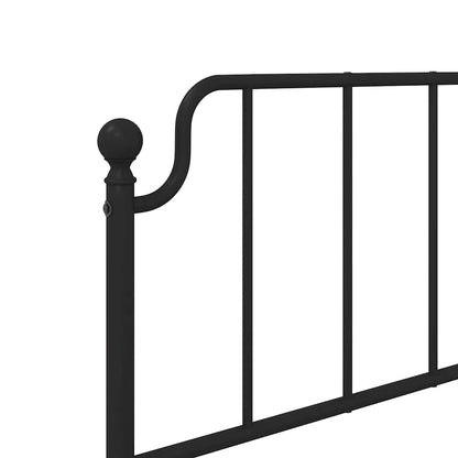 Metal Replace Headboard Black 100 cm