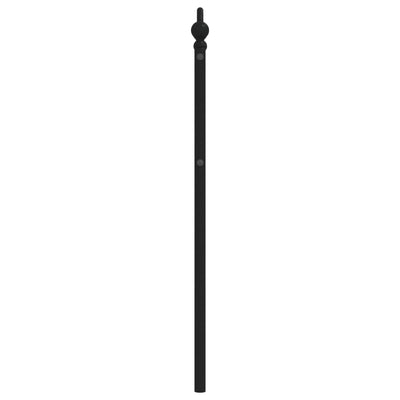 Metal Headboard Black 107 cm
