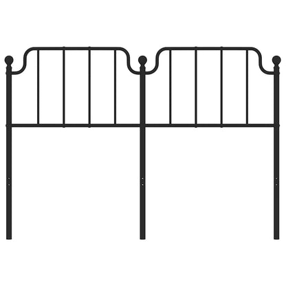 Metal Replace Headboard Black 135 cm