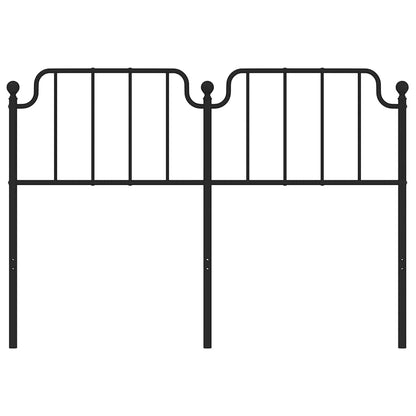 Metal Replace Headboard Black 150 cm
