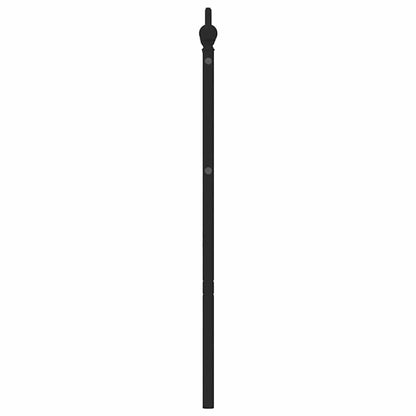 Metal Replace Headboard Black 180 cm