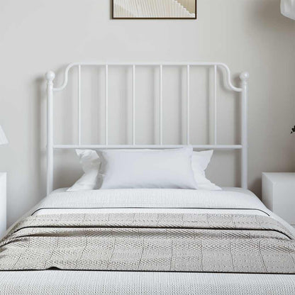 Metal Replace Headboard White 100 cm