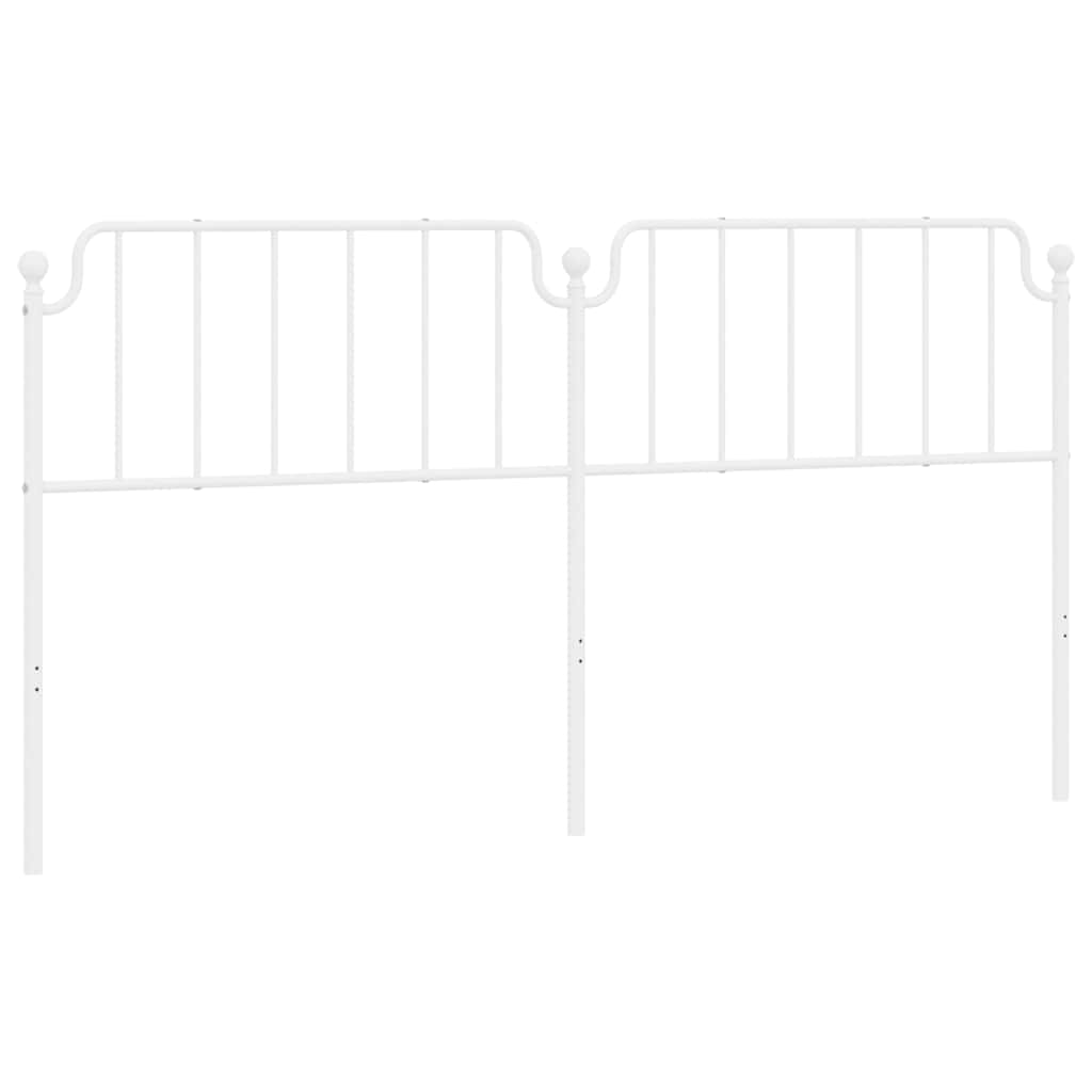 Metal Replace Headboard White 193 cm