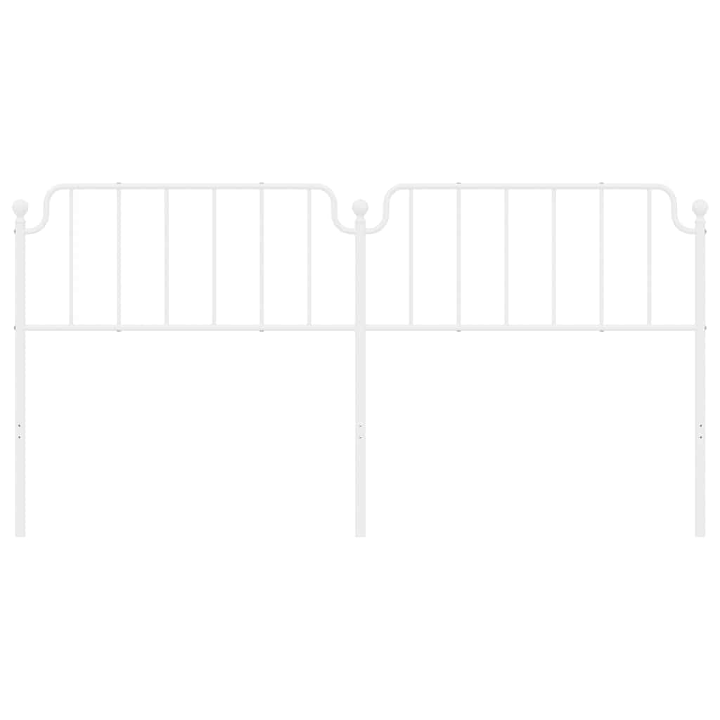 Metal Replace Headboard White 193 cm