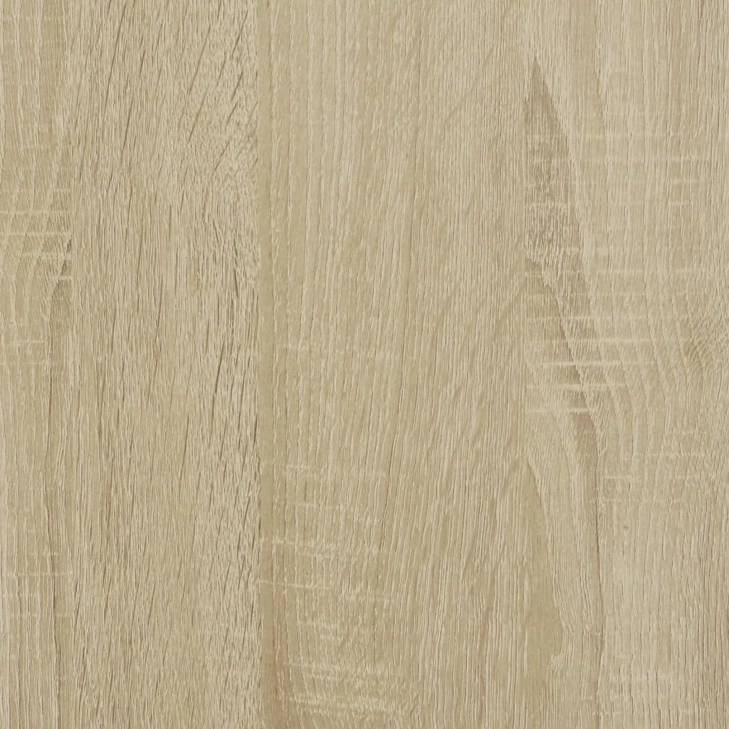 Bedside Cabinets with Glass Doors 2 pcs Sonoma Oak 35x37x42 cm