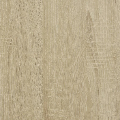 Bedside Cabinets with Glass Doors 2 pcs Sonoma Oak 35x37x42 cm