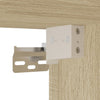 Wall Cabinet with Glass Doors Sonoma Oak 68x37x68.5 cm