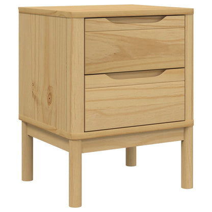 Bedside Cabinet | Wax brown | Solid pine wood | Small | Bedside Cabinet