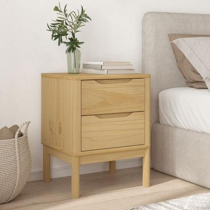 Bedside Cabinet | Wax brown | Solid pine wood | Small | Bedside Cabinet