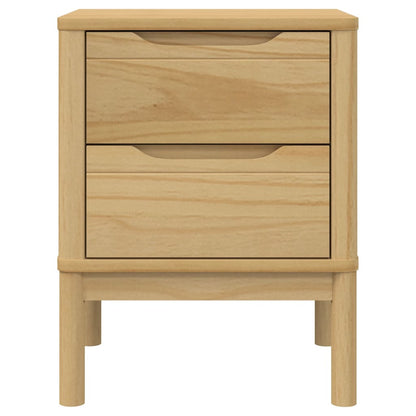 Bedside Cabinet | Wax brown | Solid pine wood | Small | Bedside Cabinet