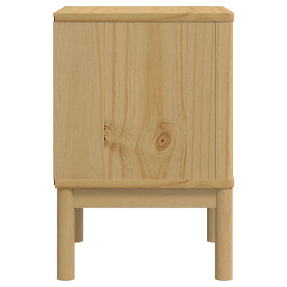 Bedside Cabinet | Wax brown | Solid pine wood | Small | Bedside Cabinet