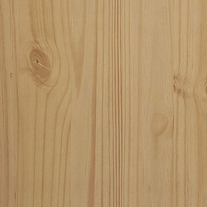 Wardrobe FLORO Wax Brown 77x53x171 cm Solid Wood Pine