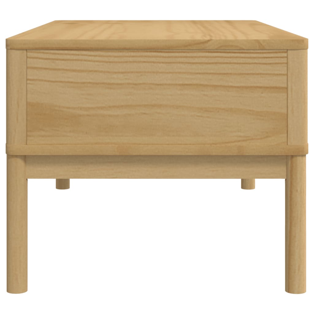 Coffee Table Wax brown Solid pine wood Medium Storage