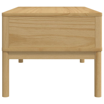 Coffee Table Wax brown Solid pine wood Medium Storage