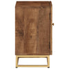 Bedside Cabinet 40x30x50 cm Solid Wood Mango and Iron