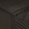 Bedside Cabinet Black 40x30x50 cm Solid Wood Mango and Iron