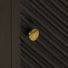 Bedside Cabinet Black 40x30x50 cm Solid Wood Mango and Iron