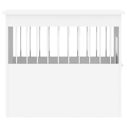 Dog Crate Furniture White 55x75x65 cm Engineered Wood