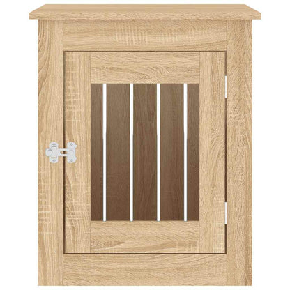 Dog Crate Furniture Sonoma Oak 55x75x65 cm Engineered Wood