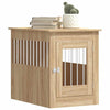 Dog Crate Furniture Sonoma Oak 55x80x68 cm Engineered Wood