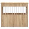 Dog Crate Furniture Sonoma Oak 55x80x68 cm Engineered Wood